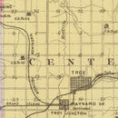 Vintage Map of Doniphan County, Kansas 1887