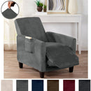 Velvet Stretch Slipcover - Gale Collection by Great Bay Home