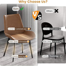 Modern Dining Chair Living Room Metal Leg Dining Chair (Set of 2) by HouseOfZazla