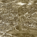 Vintage Map of Brockton, Massachusetts 1882