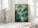 Serene Waterfall Landscape – Traditional Japanese Ink Wash Painting