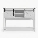 Farmhouse Entryway Table With Sliding Barn Door by HouseOfZazla