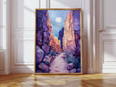 Moonrise Trail Through Painted Canyons