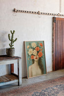 Flourish in Coral and Cream