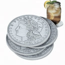 Silver Dollar Drink Coasters