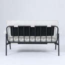 Modern Metal Frame Sofa With Sponge Filling For Compact Spaces And Versatile Use by HouseOfZazla