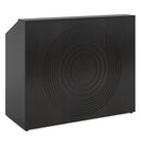 46.5" Reception Desk, Modern Front Desk Counter Table with Open Shelves