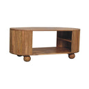 Soba - Ball Open Coffee Table - Oak by Unique Piece Furniture