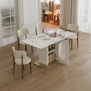 Dining Table Set With Storage, Includes Chairs For Kitchen by HouseOfZazla
