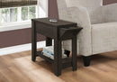 Accent Side Table with Storage and Built-In Lamp by HouseOfZazla