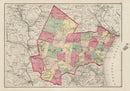 Vintage Map of Rockingham County, New Hampshire 1877