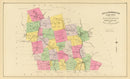 Vintage Map of Hillsborough County, New Hampshire 1892