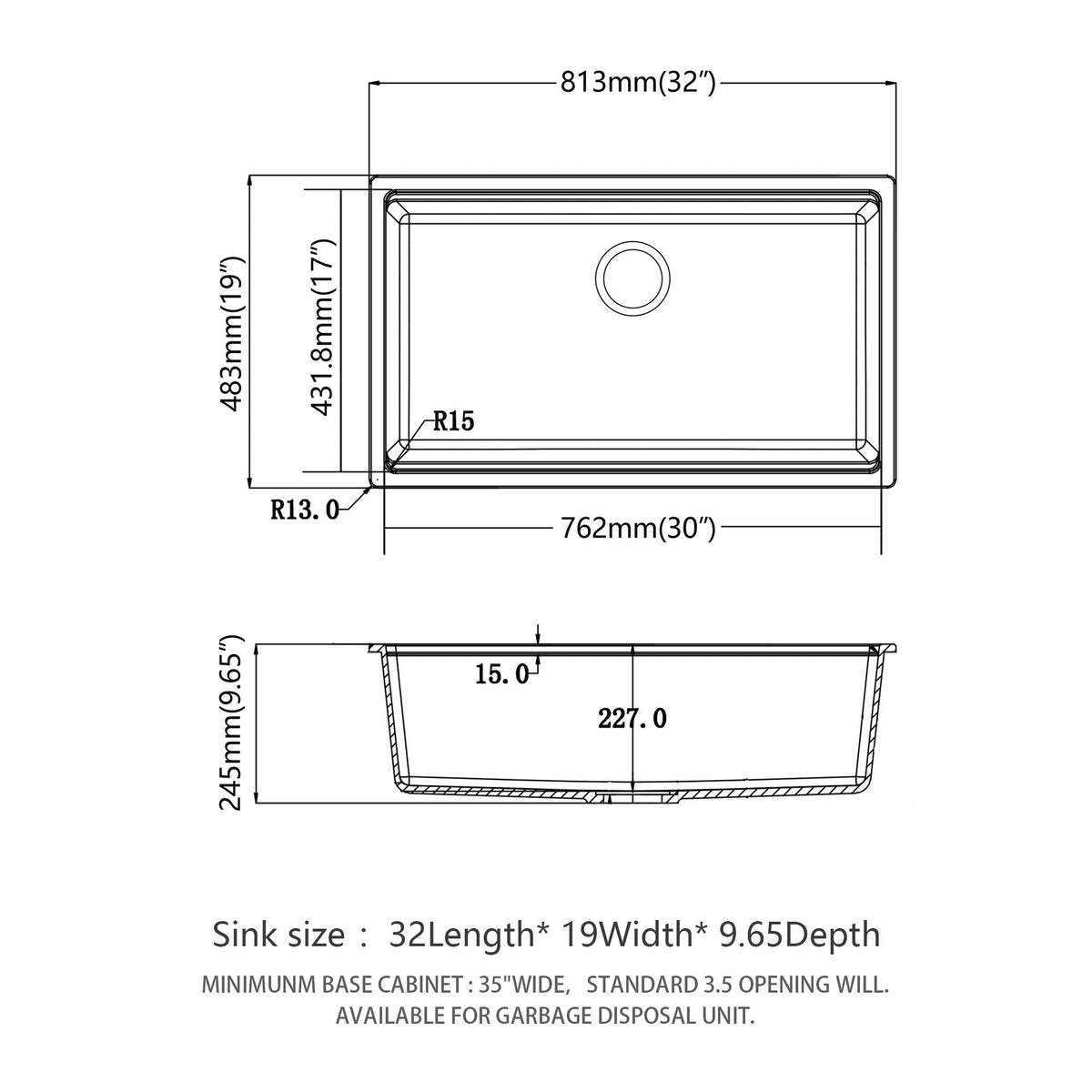 Quartz Kitchen Sink, Granite Composite Workstation Undermount, photo 10 of 27