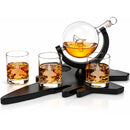 Fighter Jet Wine & Whiskey Decanter Set by The Wine Savant