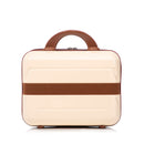 14'/20' 2-Piece Beige ABS Spinner Wheel Luggage Set
