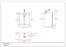 Kyle - Laundry Cabinet & Faucet And Stainless Steel Sink by HouseOfZazla