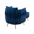 Accent Chair with Storage Ottoman Chair Tufted Barrel Chair Set Arm Chair for Living Room Bedroom