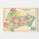Vintage Map of Rockingham County, New Hampshire 1892
