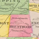 Vintage Map of Rockingham County, New Hampshire 1892