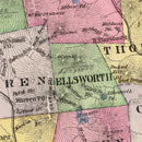 Vintage Map of Grafton County, New Hampshire 1892