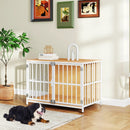 40 Inch Dog Crate Furniture Dog Kennel with Dual Lockable Double Doors by LJGDeals