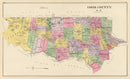 Vintage Map of Coos County, New Hampshire 1892