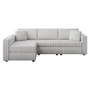 106.3" Soft L-shaped 4-Person Sofa