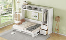 Space Saving Murphy Wall Bed With Closet And Drawers by HouseOfZazla