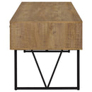 Analiese 63-inch 4-drawer Writing Desk Mango
