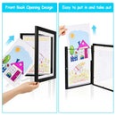 11.69x16.53in Kids Art Frame Front Opening Wooden Frame Artwork Display Storage Frame A3 Picture Frame Wall Display for Photo Art Projects Picture Chi
