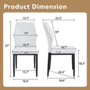 Dining Chairs With Shell Pattern, Comfort and Style