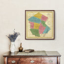 Vintage Map of Sullivan County, New York 1829