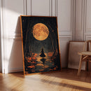Witch Beneath the Harvest Moonlight