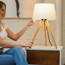 Decorative LED Desk Lamp, 3 Legged - Natural by HouseOfZazla