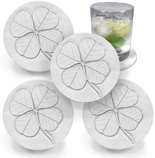 Four Leaf Clover Drink Coasters