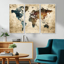 World Map Canvas Print – Detailed Map of the World Wall Art by MyGreatCanvas | Canvas Wall Art Prints | Photo Prints & Wall Decor