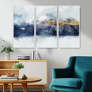 Abstract Mountain Range Art Canvas Print | 3 Panel by MyGreatCanvas | Canvas Wall Art Prints | Photo Prints & Wall Decor