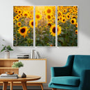 Sunflower Sunshine Wall Art Canvas Print by MyGreatCanvas | Canvas Wall Art Prints | Photo Prints & Wall Decor