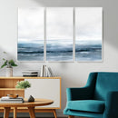Blue Ocean Abstract Artwork Wall Art Canvas Print