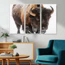 Bison Wall Art Canvas Print For Farmhouse, Wild Animal Wall by MyGreatCanvas | Canvas Wall Art Prints | Photo Prints & Wall Decor