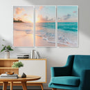 Beach Sunrise Wall Art, Coastal Seascape Canvas Print, Ocean by MyGreatCanvas | Canvas Wall Art Prints | Photo Prints & Wall Decor