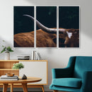 Texas Longhorn Bull Wall Art Canvas Print - Large Framed by MyGreatCanvas | Canvas Wall Art Prints | Photo Prints & Wall Decor