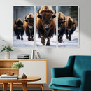 Buffalo Wall Art Canvas Print, American Bison Herd Wall Art by MyGreatCanvas | Canvas Wall Art Prints | Photo Prints & Wall Decor