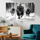 Buffalo Wall Art Canvas Print, Bison Family Wall Art Canvas by MyGreatCanvas | Canvas Wall Art Prints | Photo Prints & Wall Decor
