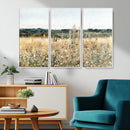 Wildflower Field Wall Art Canvas | Nature-Inspired Landscape