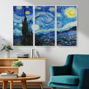 Vincent Van Gogh The Starry Night Abstract Wall Art Canvas