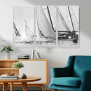 Yacht Sailboat Regatta Canvas Wall Art Canvas Print