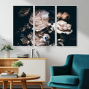 Pink Peonies Flowers Large Canvas Art Print