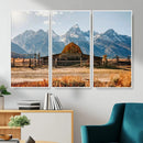 Vintage Old Barn Field Wall Art Canvas Print for Farmhouse by MyGreatCanvas | Canvas Wall Art Prints | Photo Prints & Wall Decor