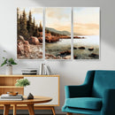 Serene Coastal View of Acadia National Park Wall Art -
